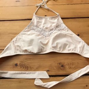 Bikini top halter beige pacsun